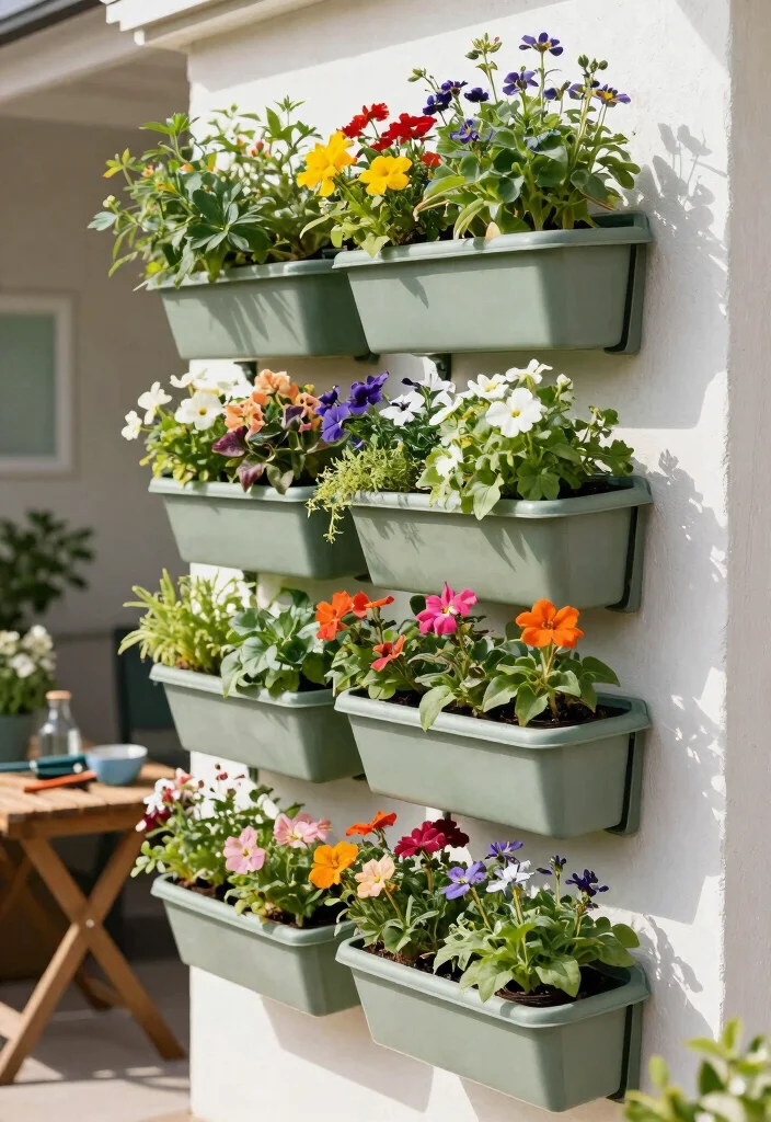16 Trellis Ideas for Vertical Gardens That Save Space and Look Great 8. Vertical Garden Wall Planters 0