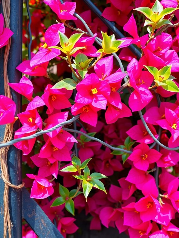 bougainvillea outgrows trellis upgrade