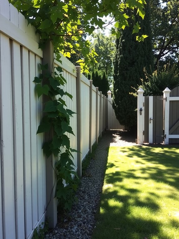 calm neighbor talks boundary agreement
