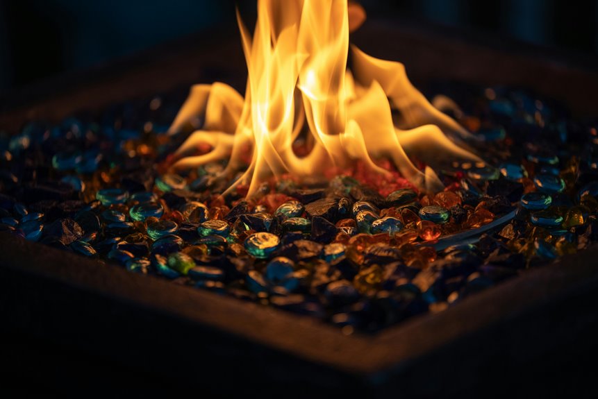 can you place fire pit under covered patio