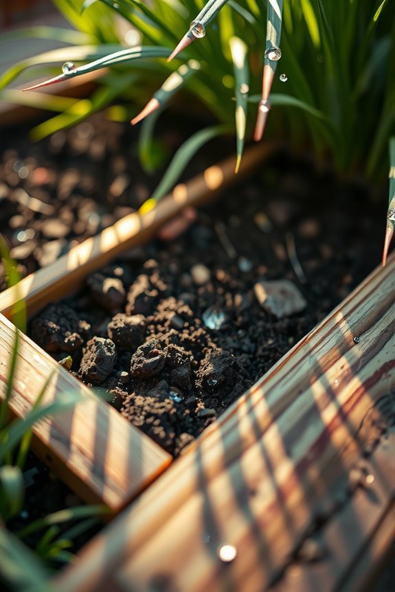 cedar beds keep roots cool