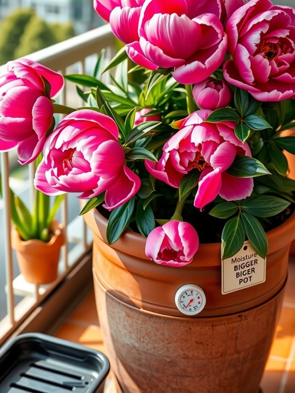 container peonies need bigger pots