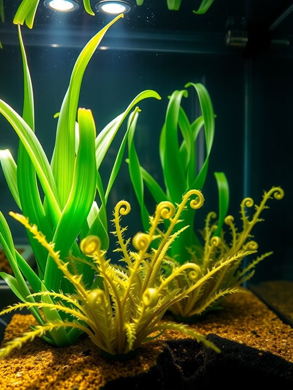cryptocoryne thrive in dim light substrate fed