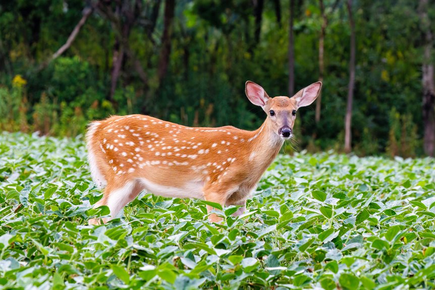 deer eating potato plants protection