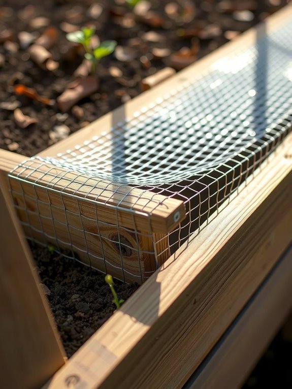 hardware cloth keeps burrowers out