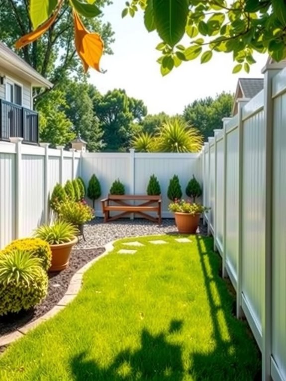 low maintenance vinyl fence durability