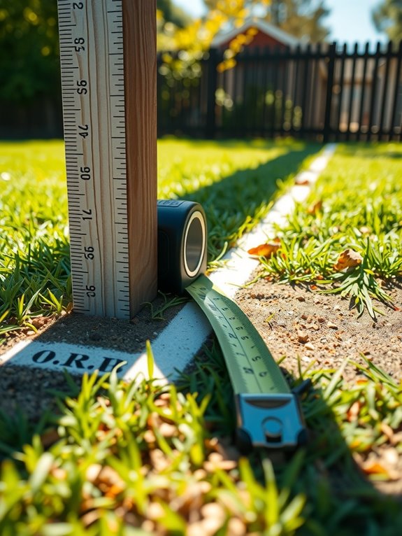 measuring fence line length