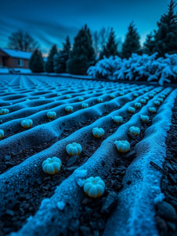 mulching bulbs for winter protection