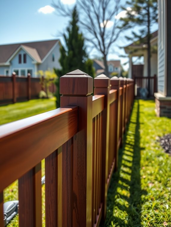 multi layer coated low maintenance fence