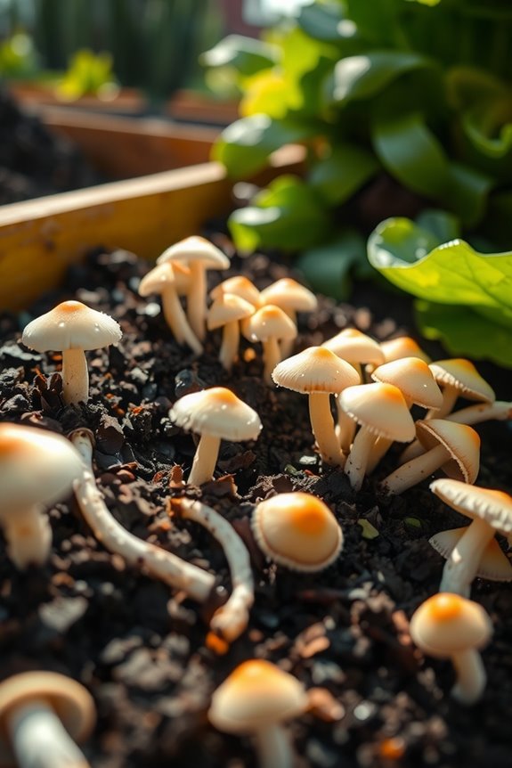 mushrooms indicate thriving soil biology