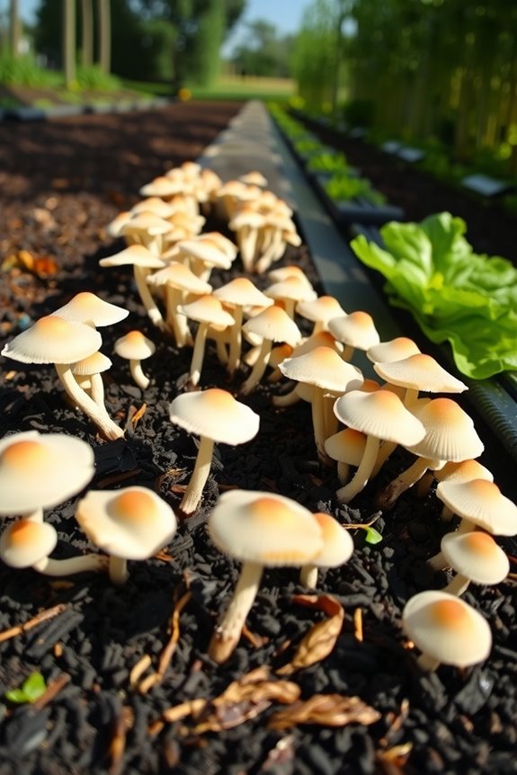 mushrooms indicate thriving soil life