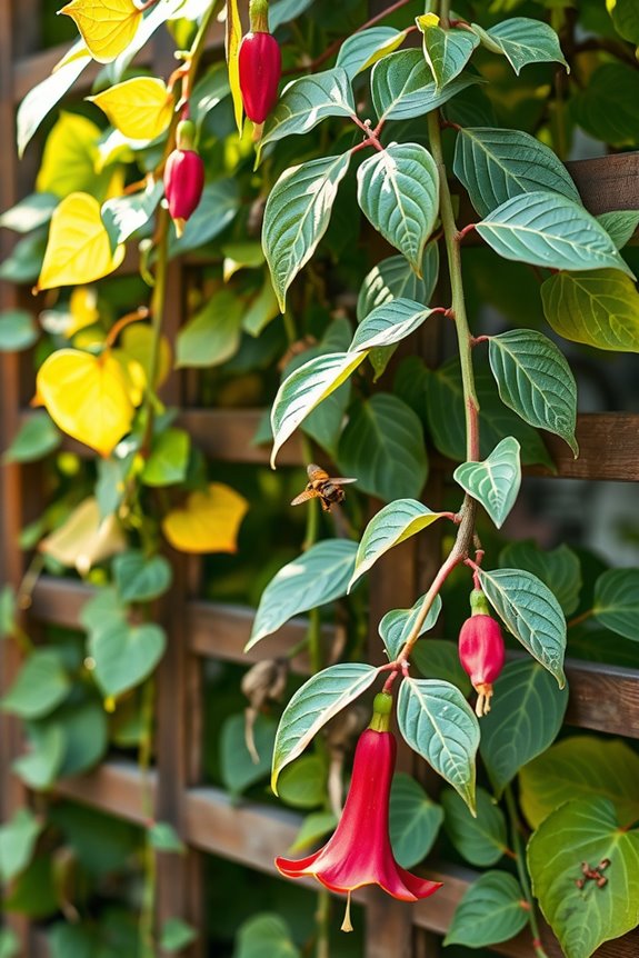 native vines for pollinator friendly trellises