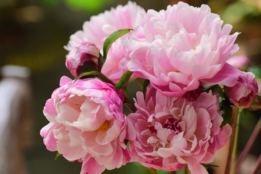 planting peonies in pots thriving