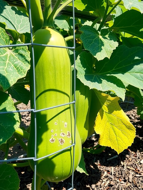 powdery mildew resistant squash airflow strategy