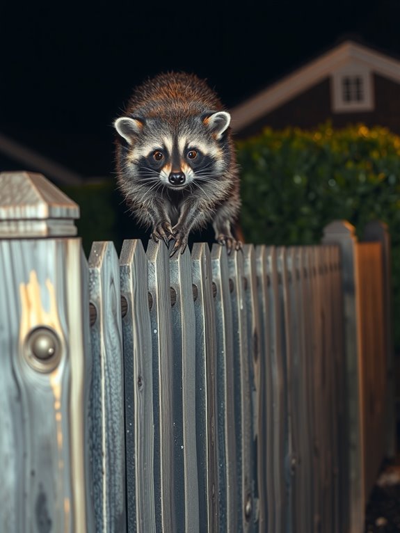 raccoon highway to roof