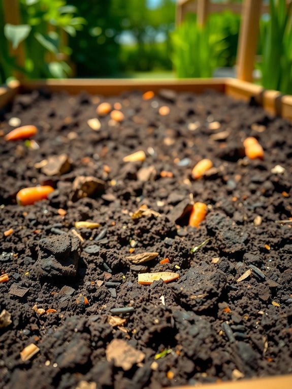 raised bed soil drains well