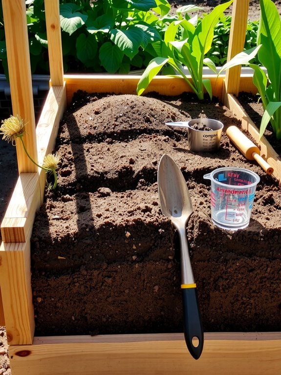 raised bed soil mix avoid compaction