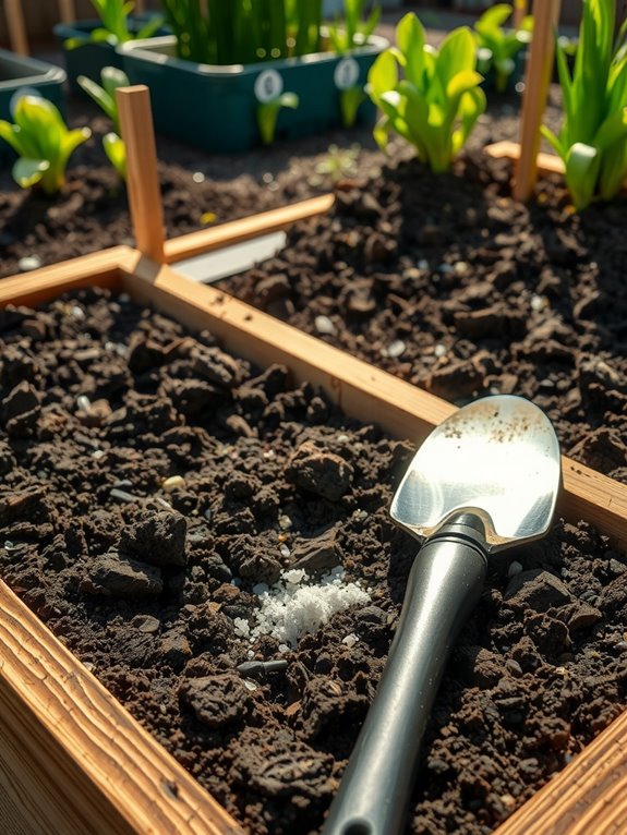 raised bed soil needs drainage