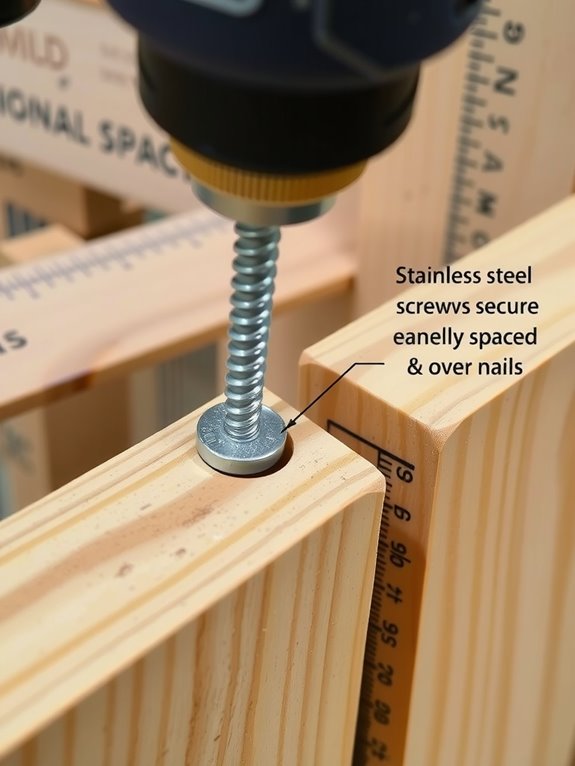 screws outperform nails for fences