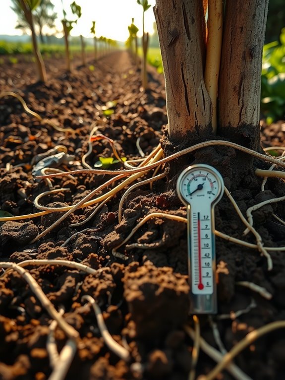 soil temps dictate growth timing