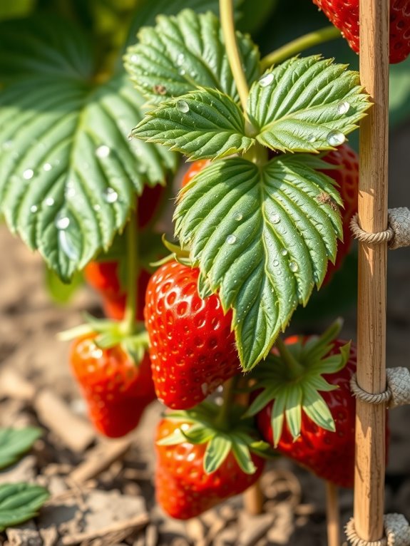 strawberries suffer from soil contact