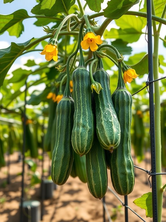 sturdy trellis with ties discipline