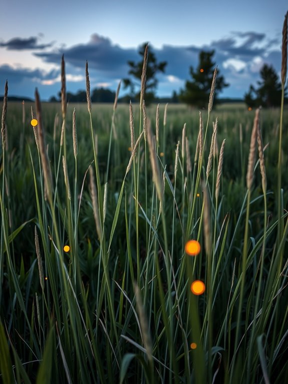 tall native grasses support fireflies 4qa1a