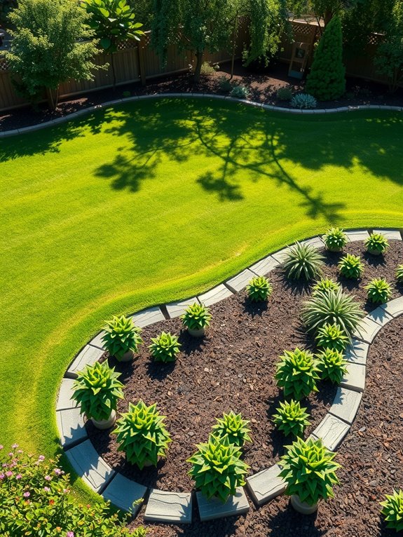 u shaped planters optimize spacing accessibility consistently