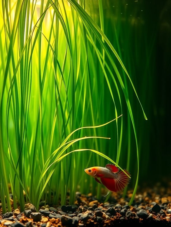 vallisneria creates tall depth