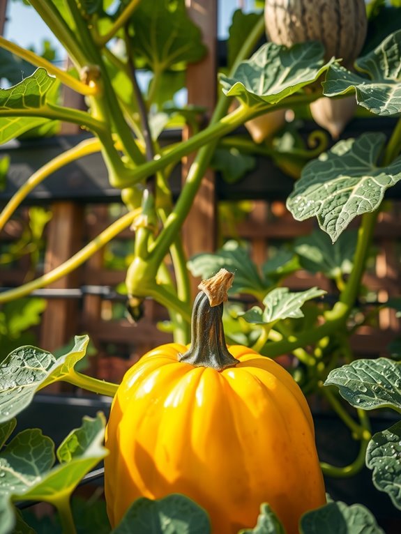 vertical squash trellis boosts space airflow
